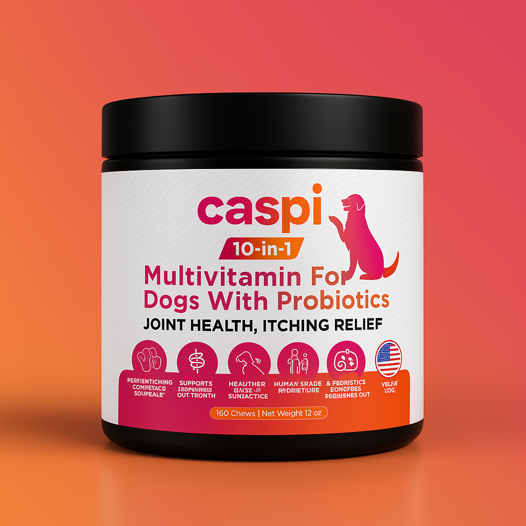 Caspi 10-in-1 Daily Multivitamin Healthy Treat for Dogs